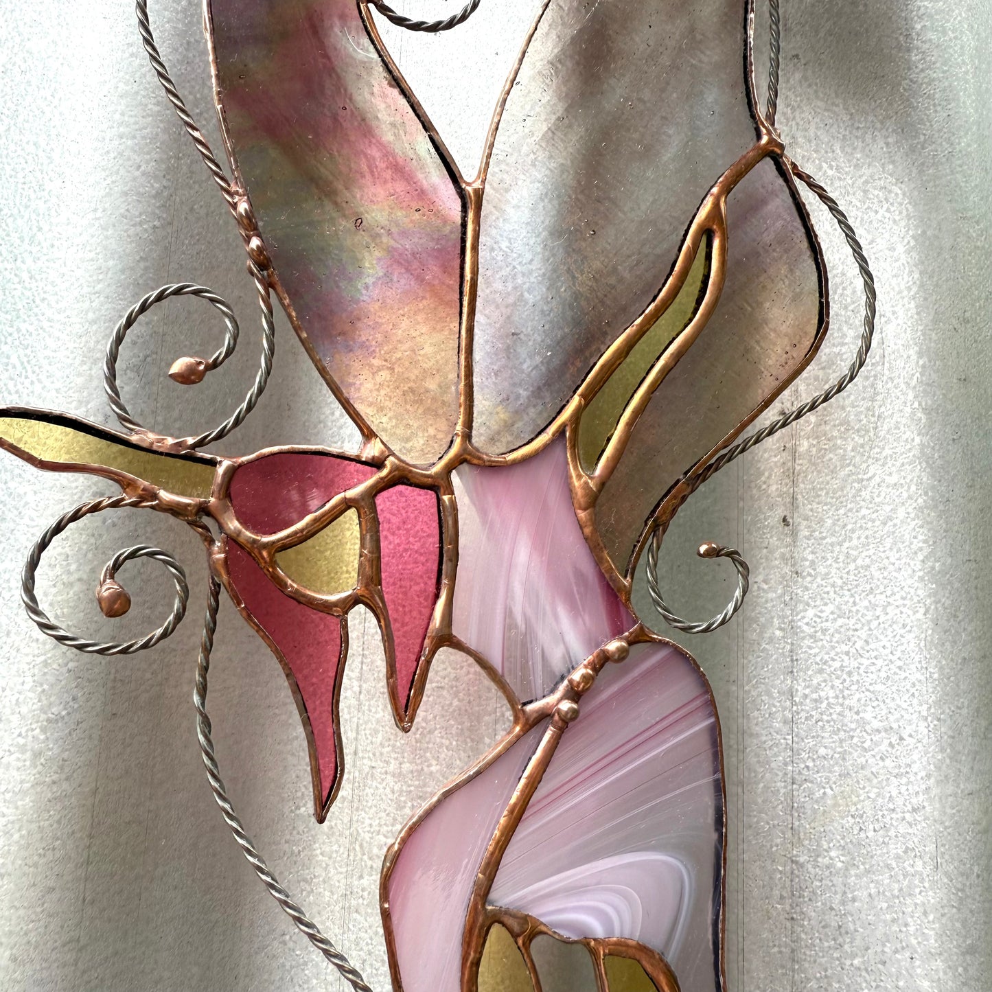 Handcrafted Stainedglass Fairy Glass Suncatcher - Fairy Window Ornament & Home Decor
