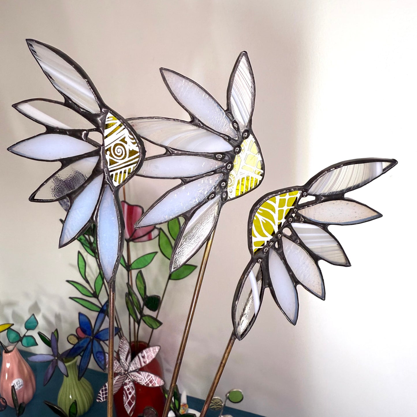 Handmade Stainedglass Daisy flower