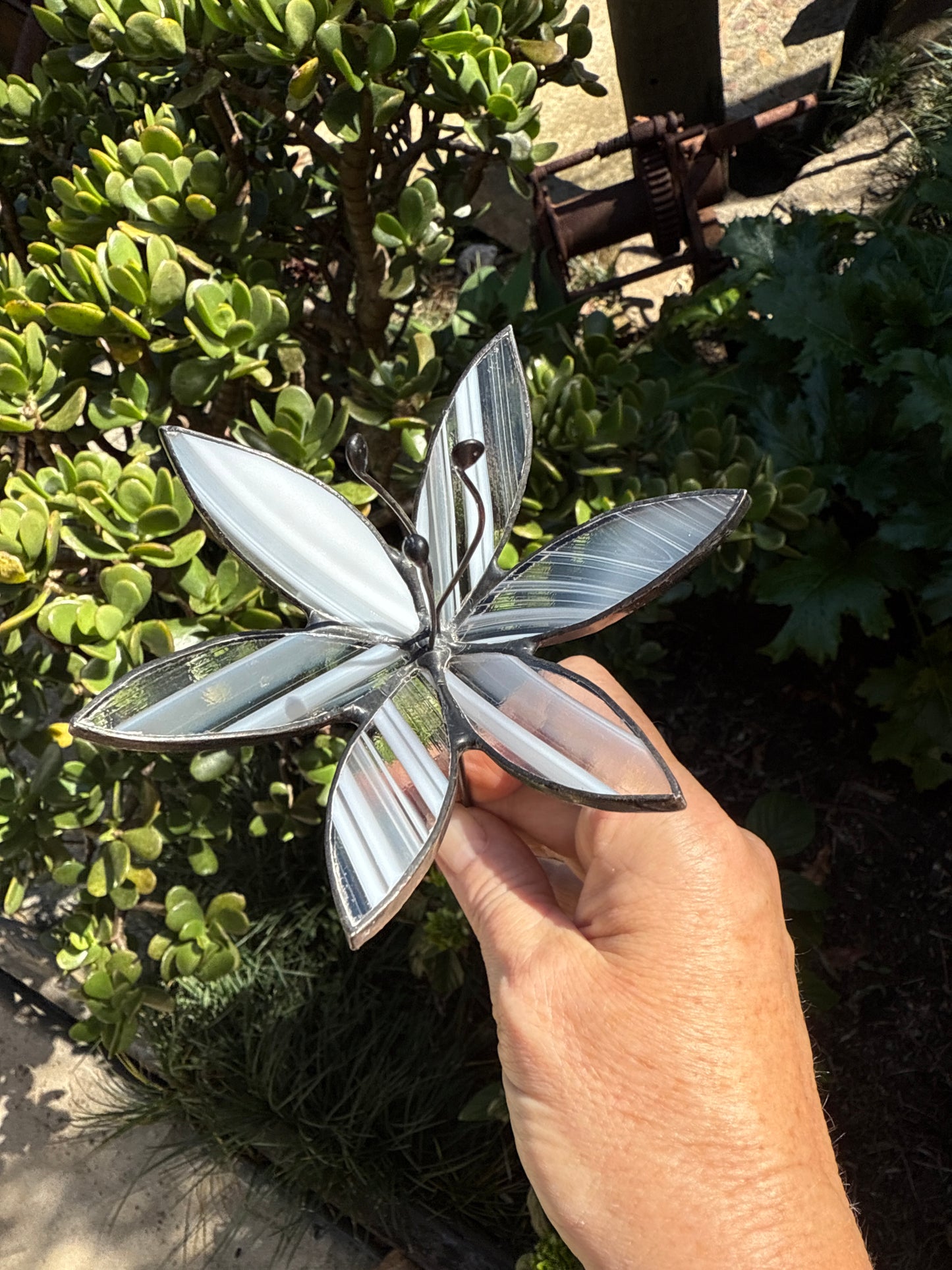 Stainedglass lily flowers