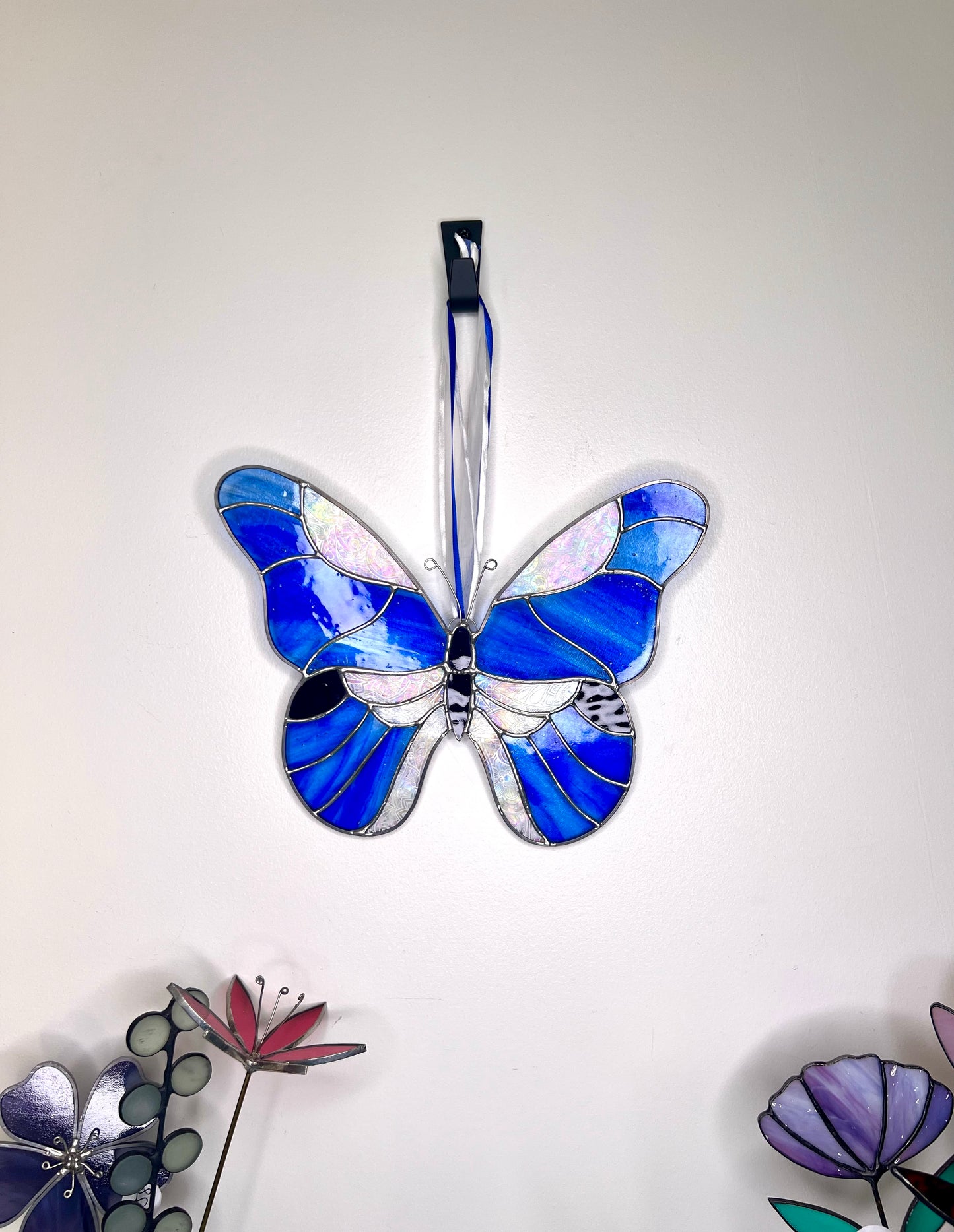 Handcrafted Stainedglass Butterfly Suncatcher - Butterfly Window Ornament & Home Decor