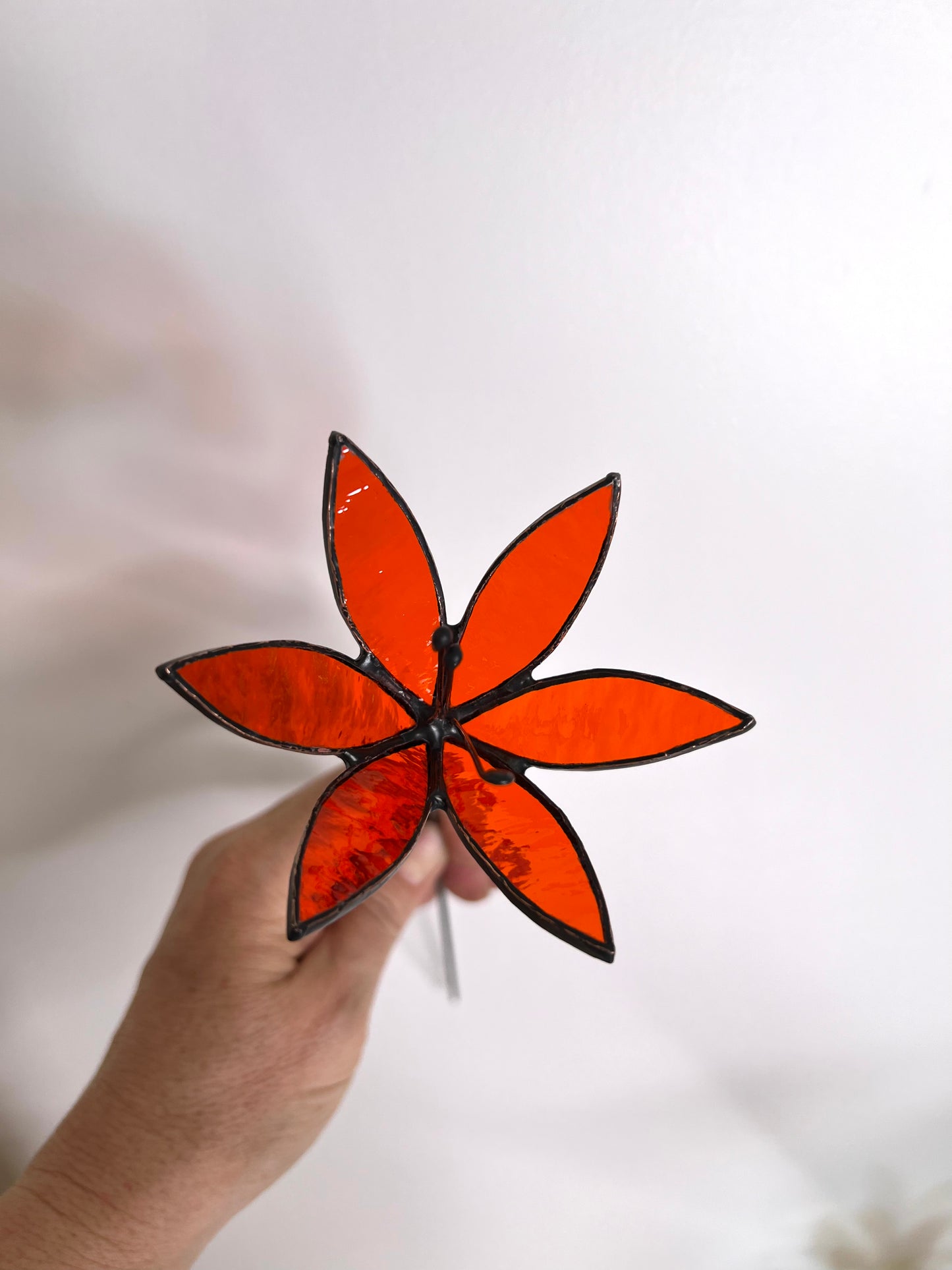 Stainedglass lily flowers