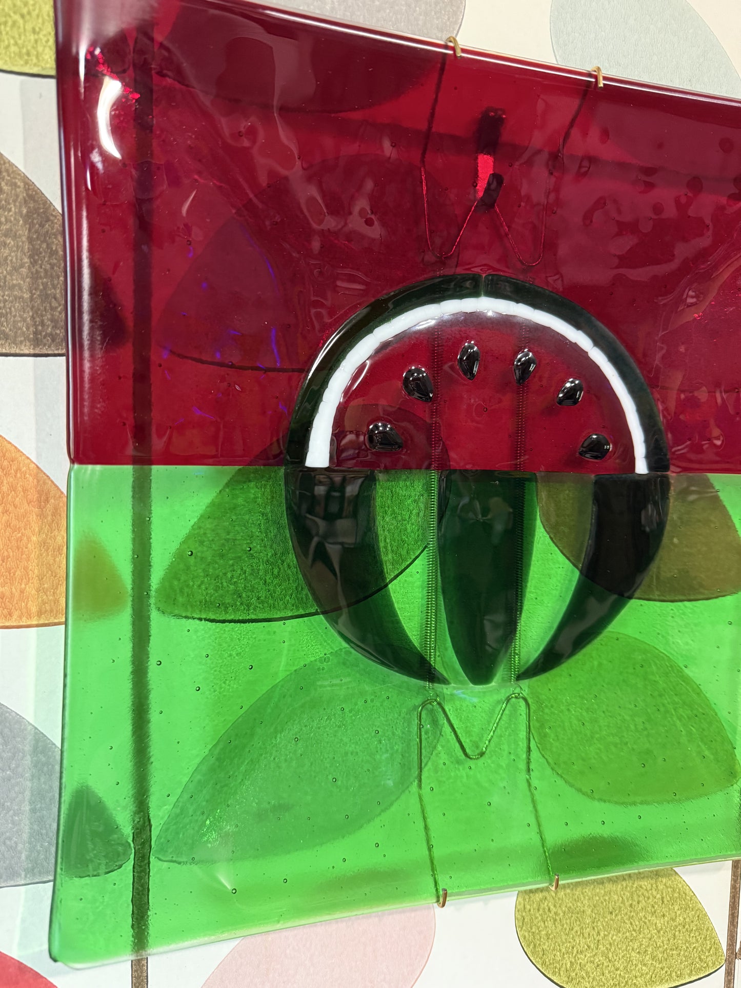 Watermelon Glass platter