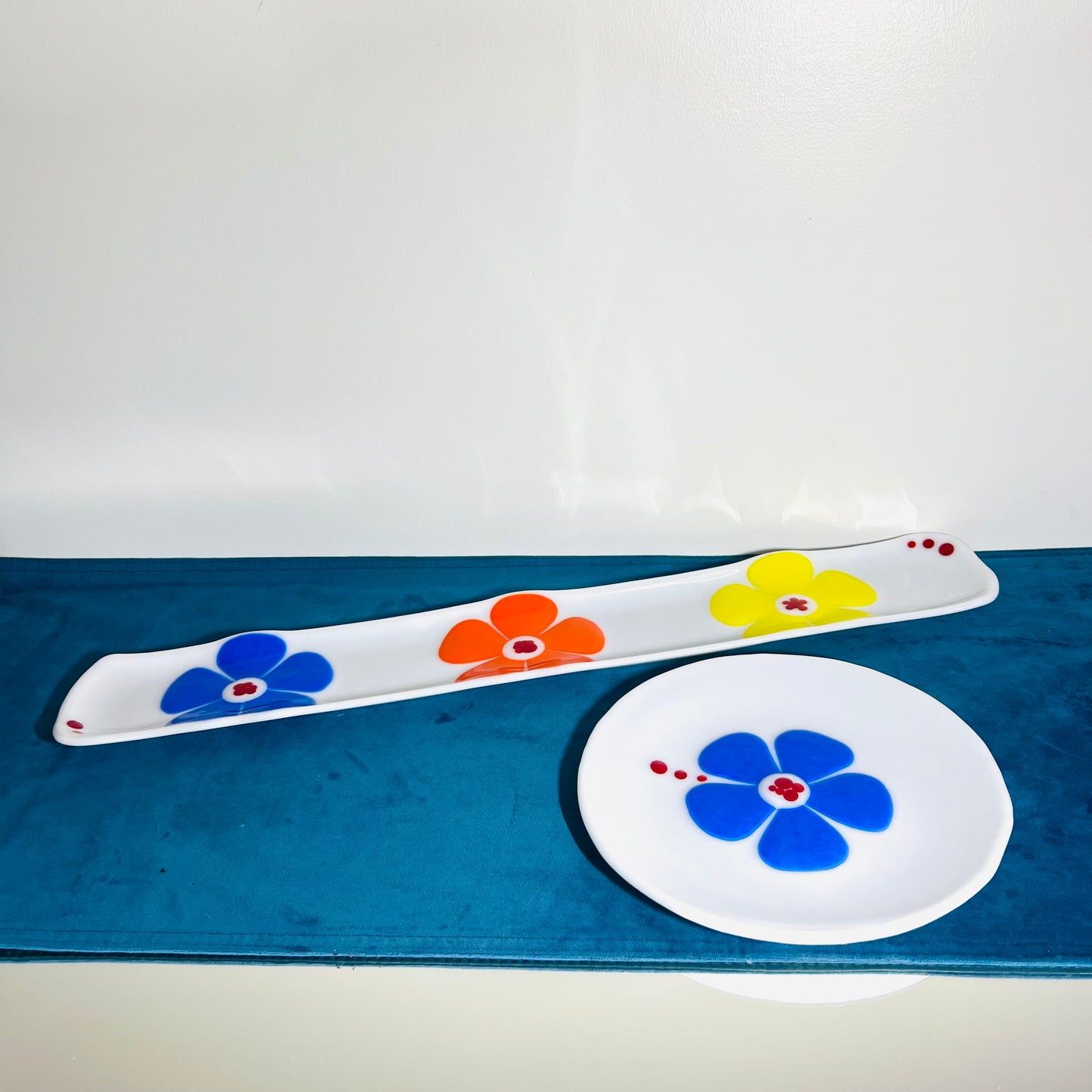 3 Flower Serving Platter