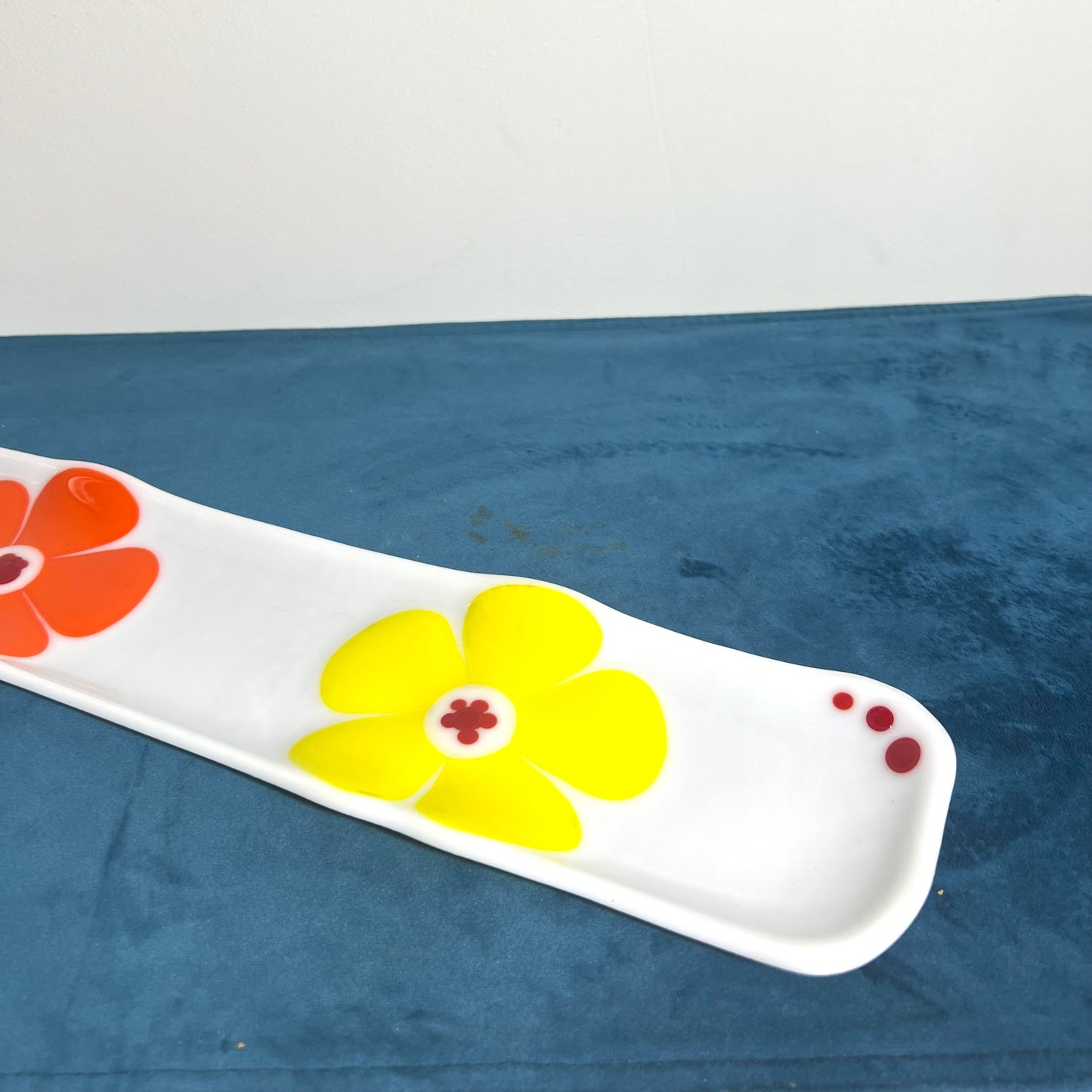 3 Flower Serving Platter