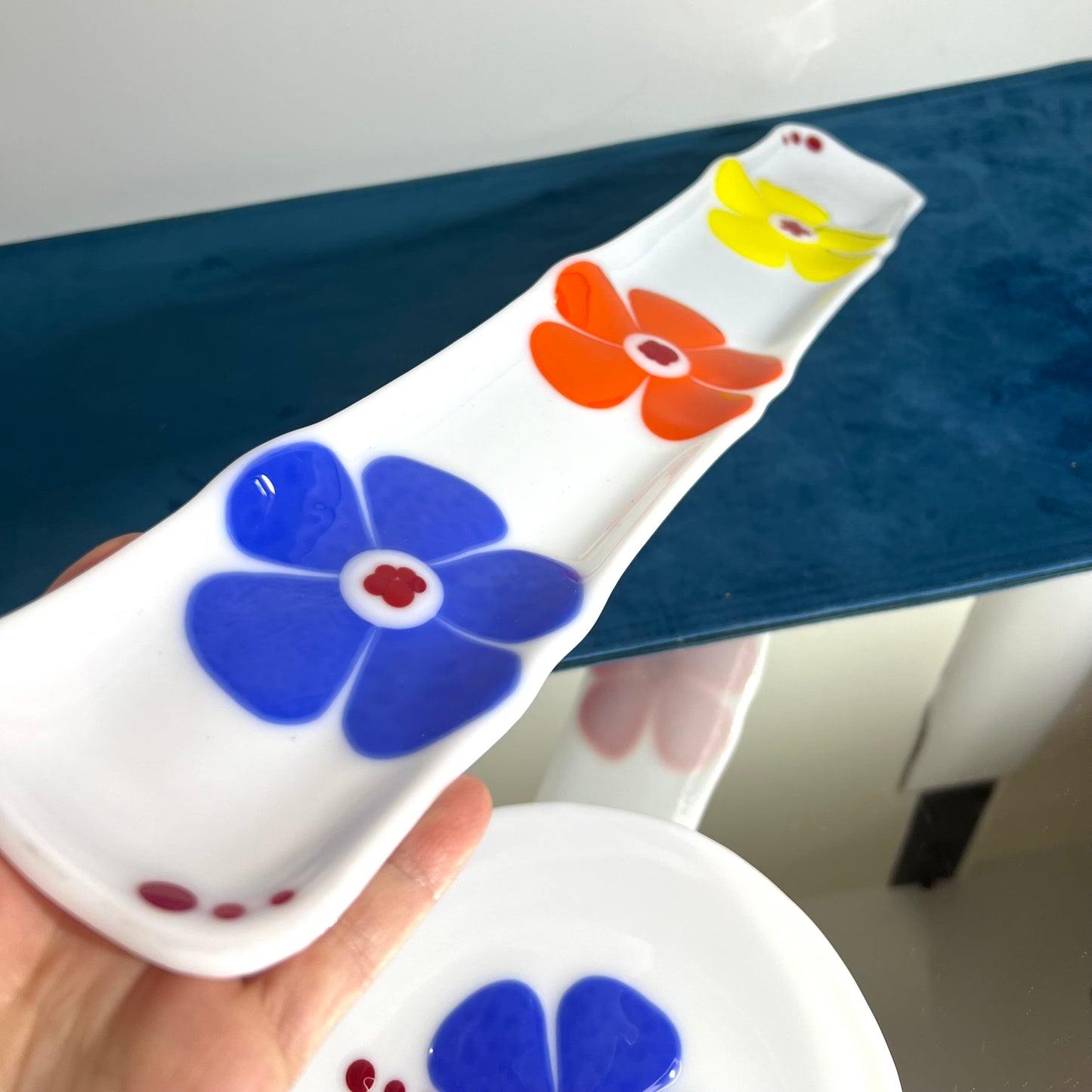 3 Flower Serving Platter