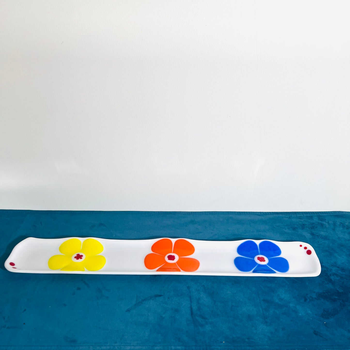 3 Flower Serving Platter