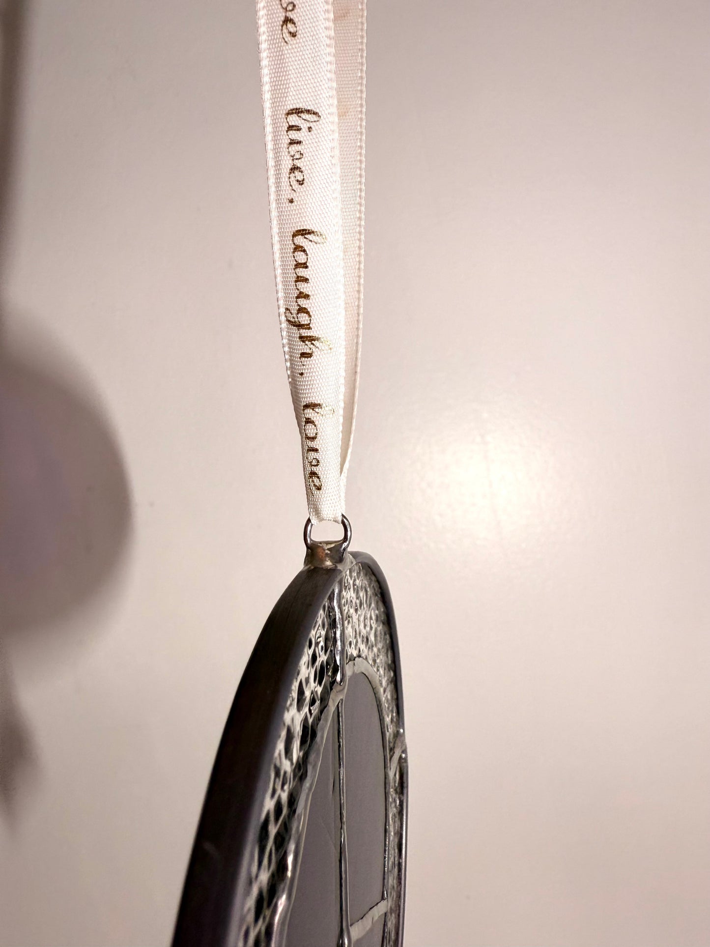 Handcrafted Stainedglass Peace Suncatcher - Window Ornament & Home Decor