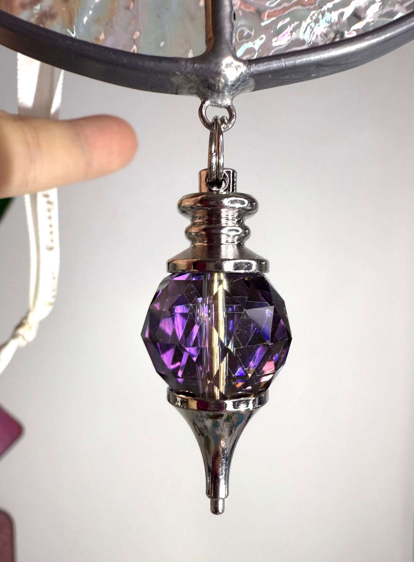 Handcrafted Stainedglass Peace Suncatcher - Window Ornament & Home Decor