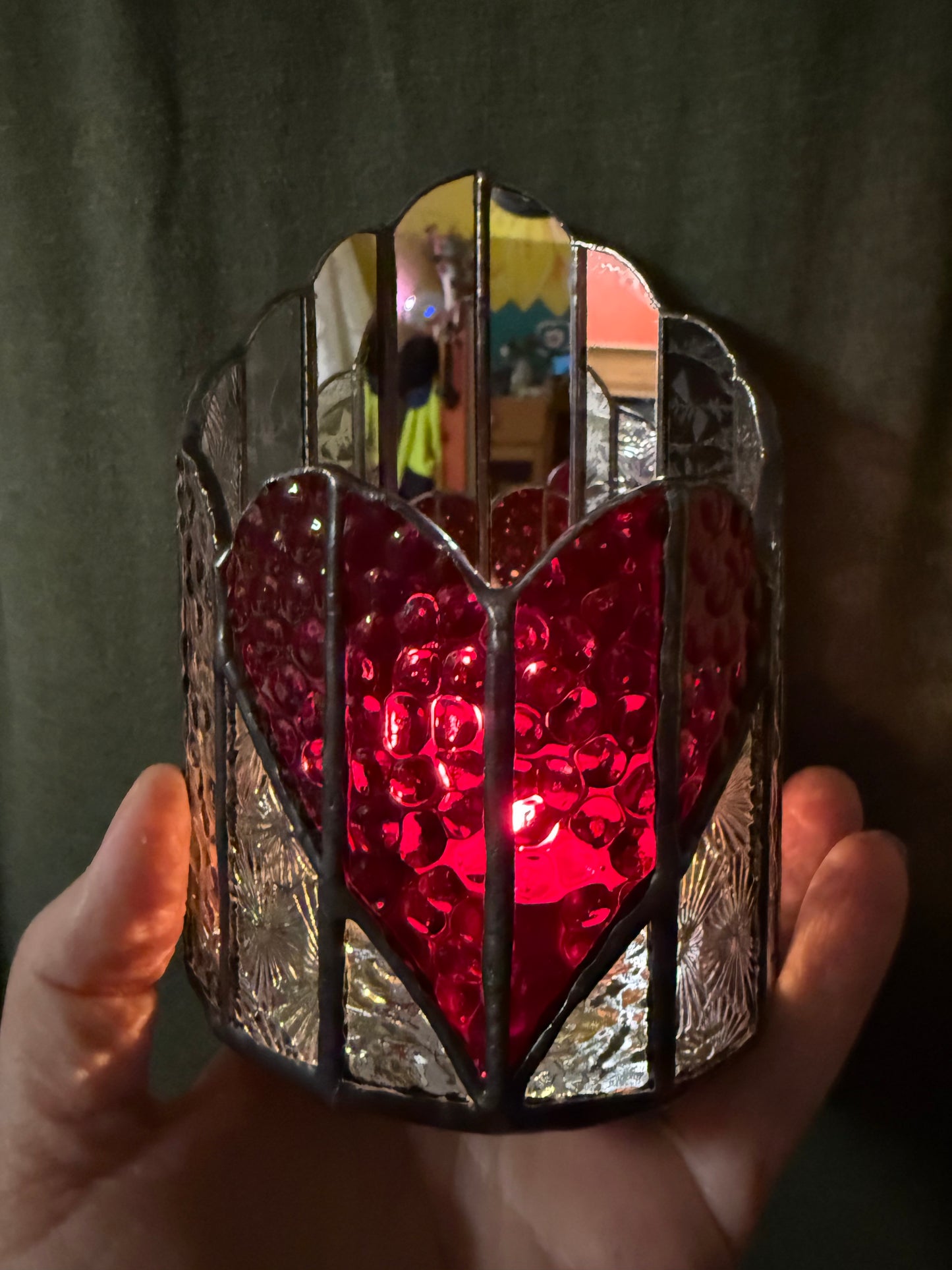 Stainedglass Candle Holder
