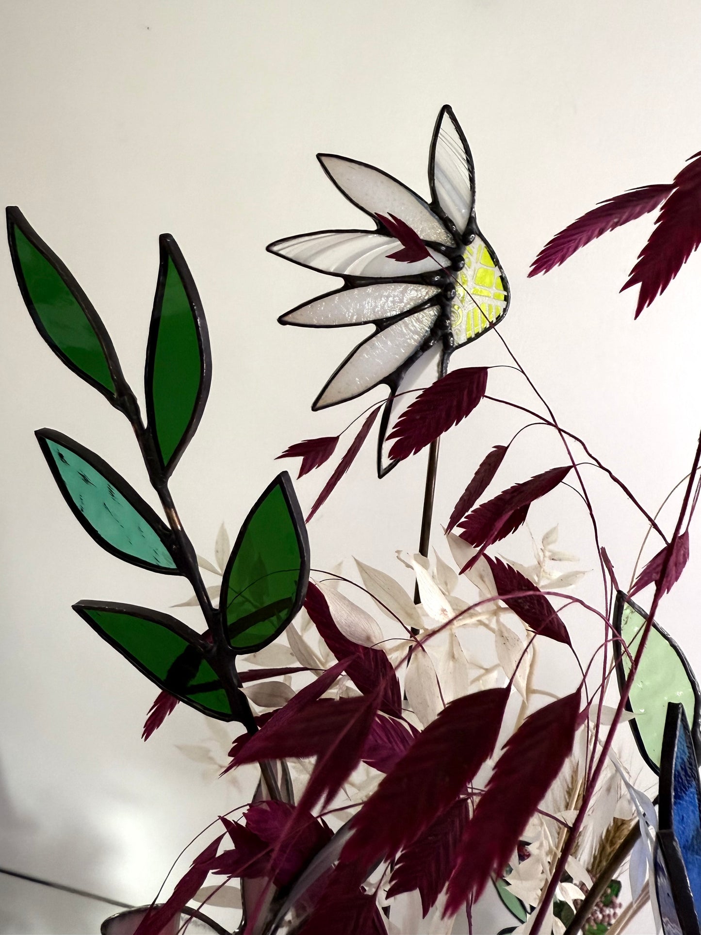 Handmade Stainedglass Daisy flower