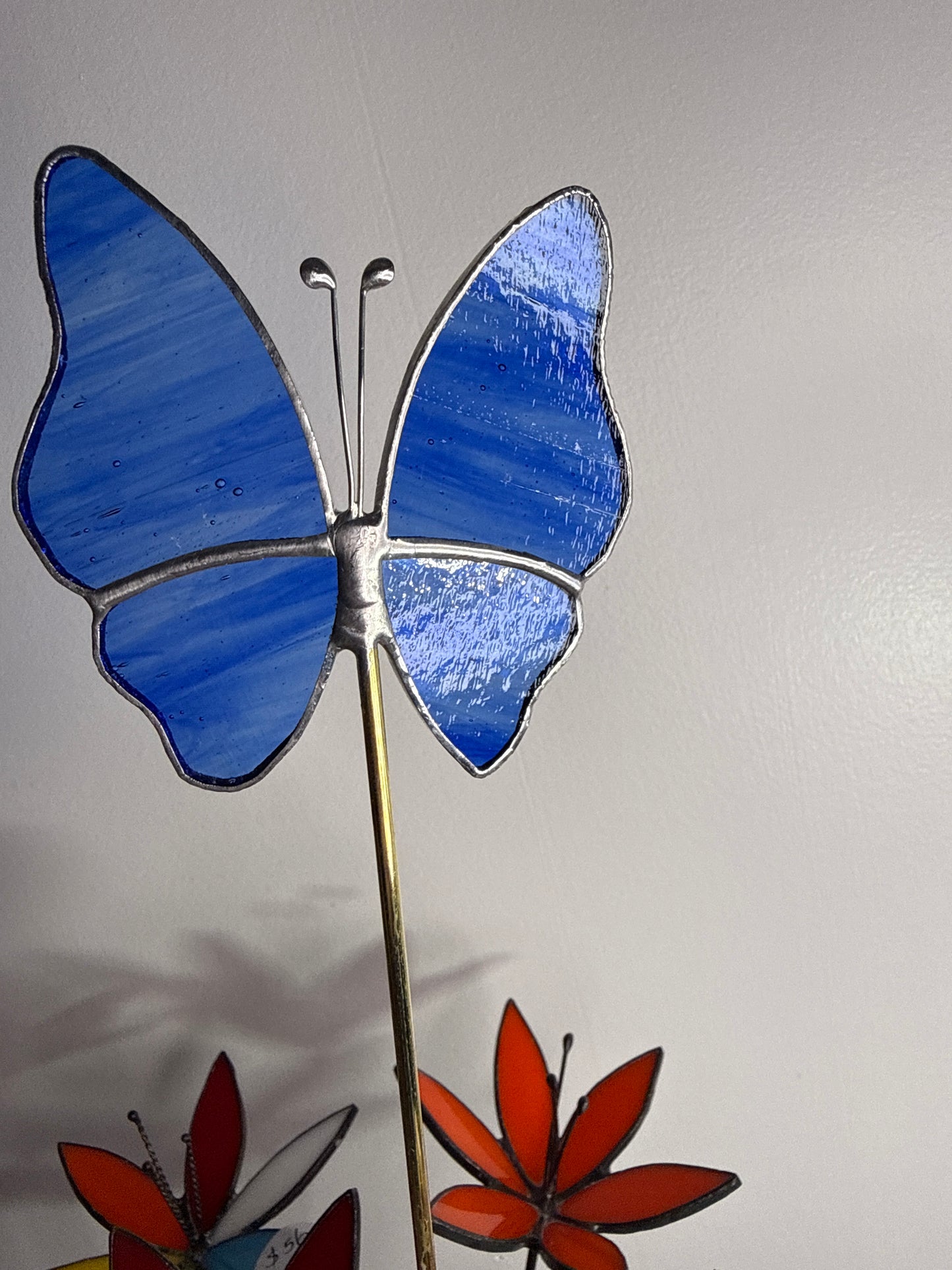 Stainedglass Blue butterfly