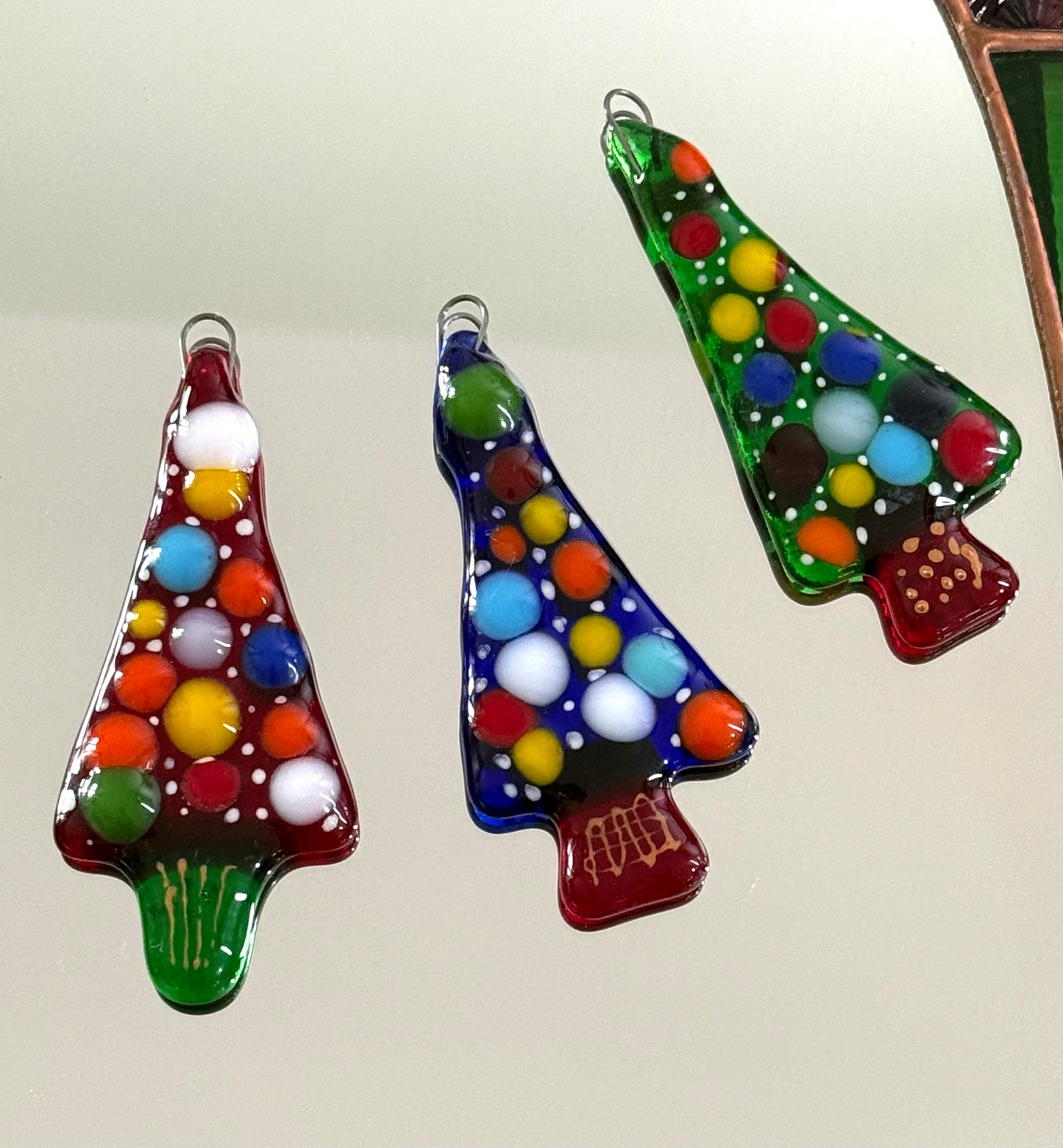 Fused glass Xmas Tree