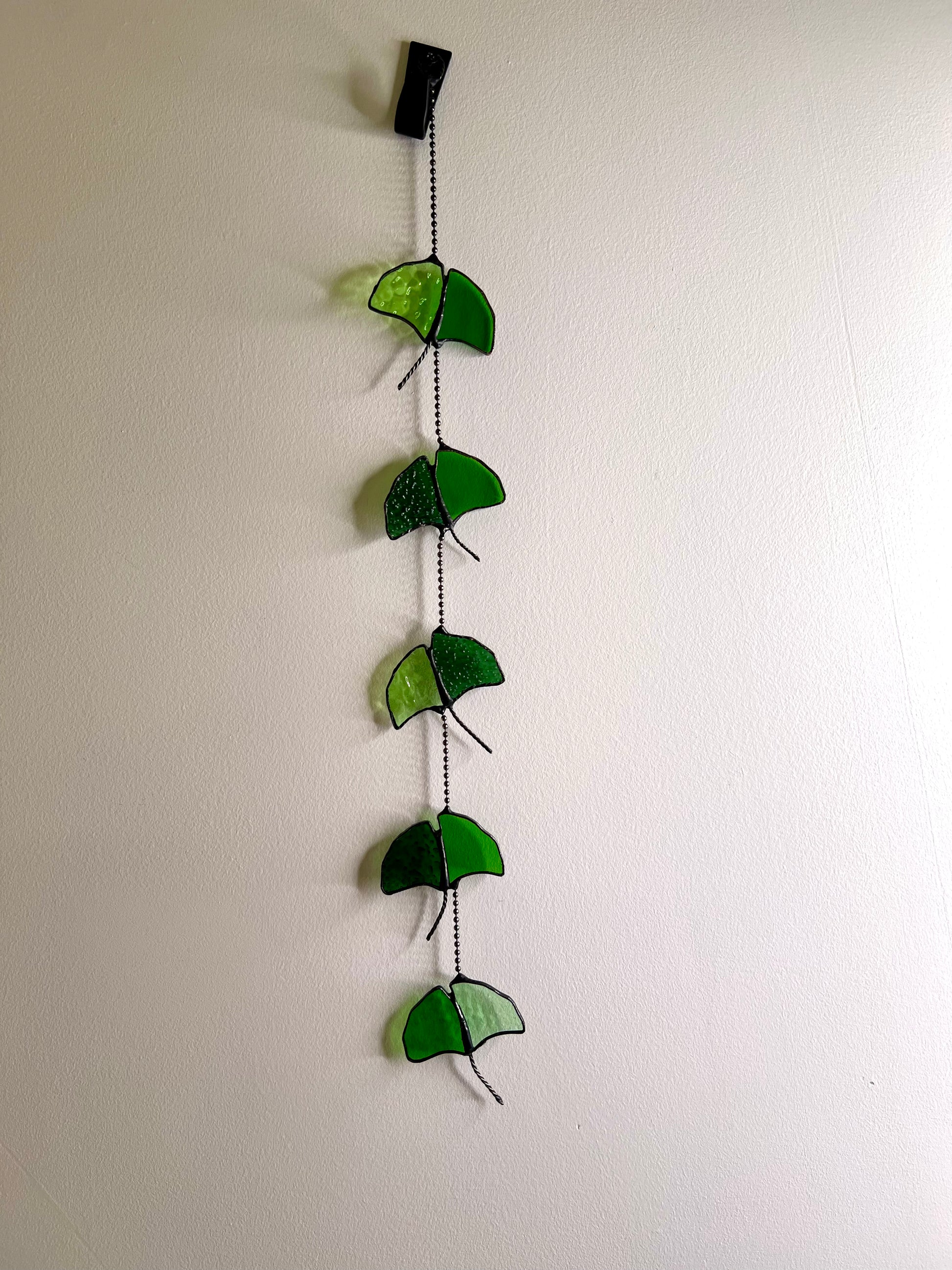 Gingko Leaves glass mobile