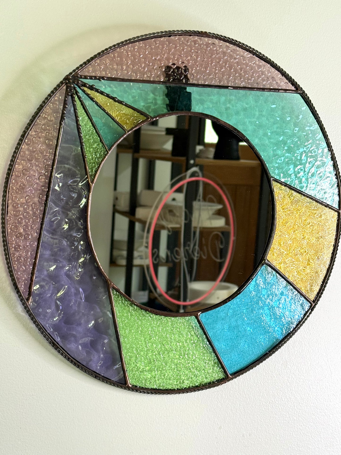 Stainedglass Round Mirror