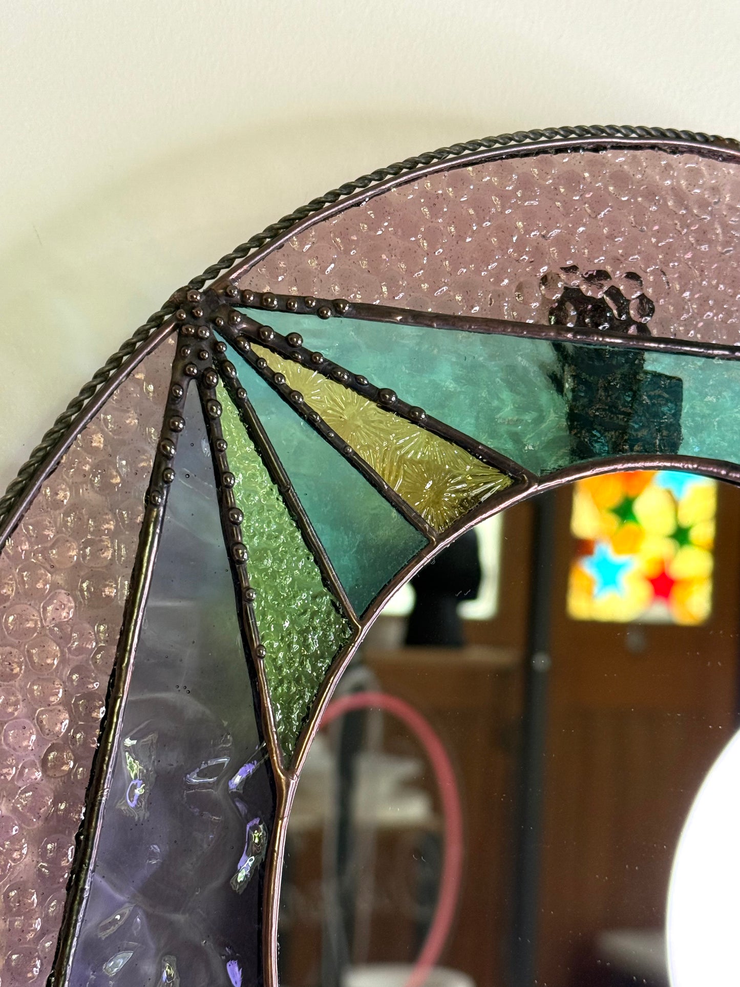 Stainedglass Round Mirror