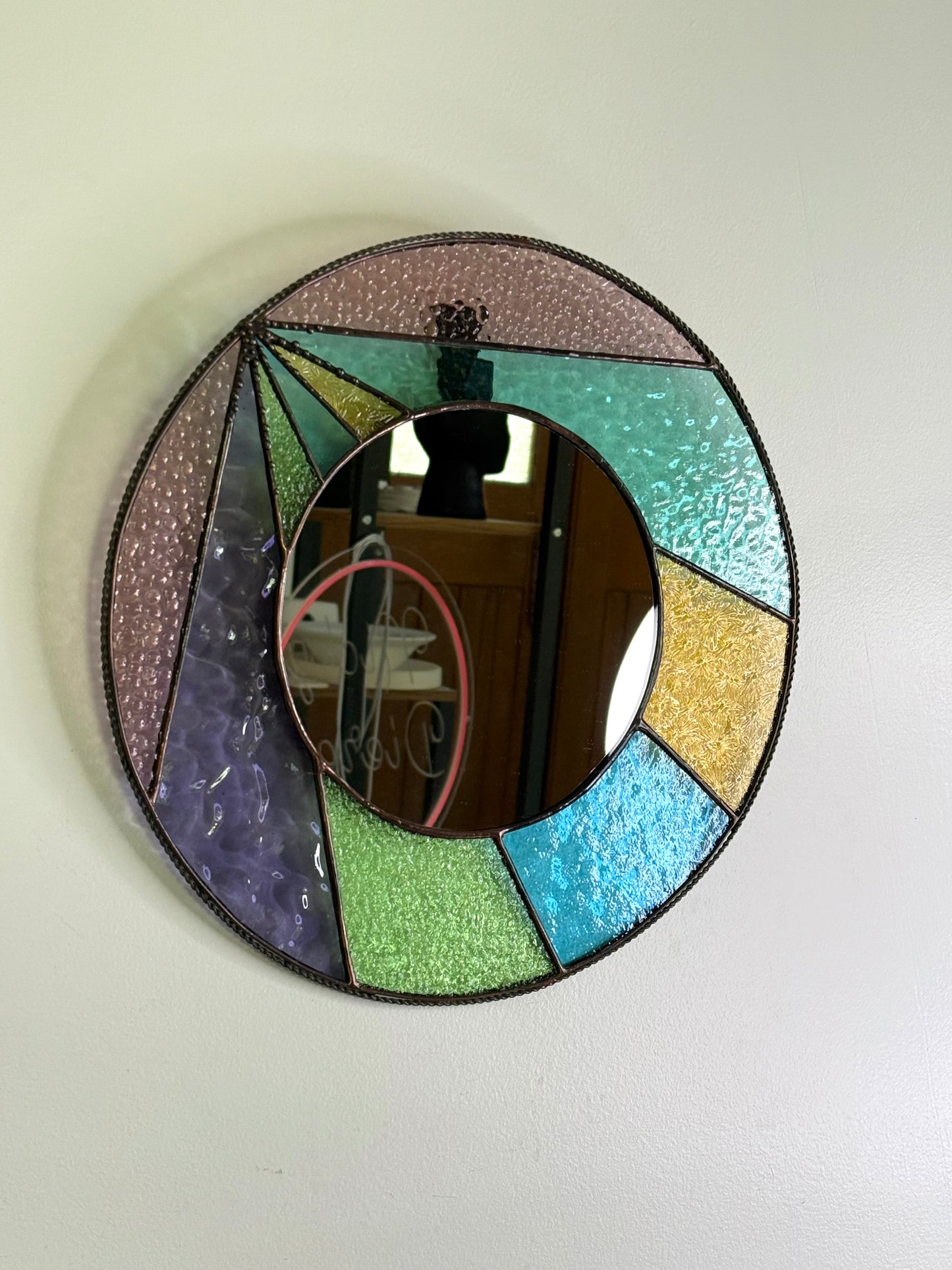 Stainedglass Round Mirror