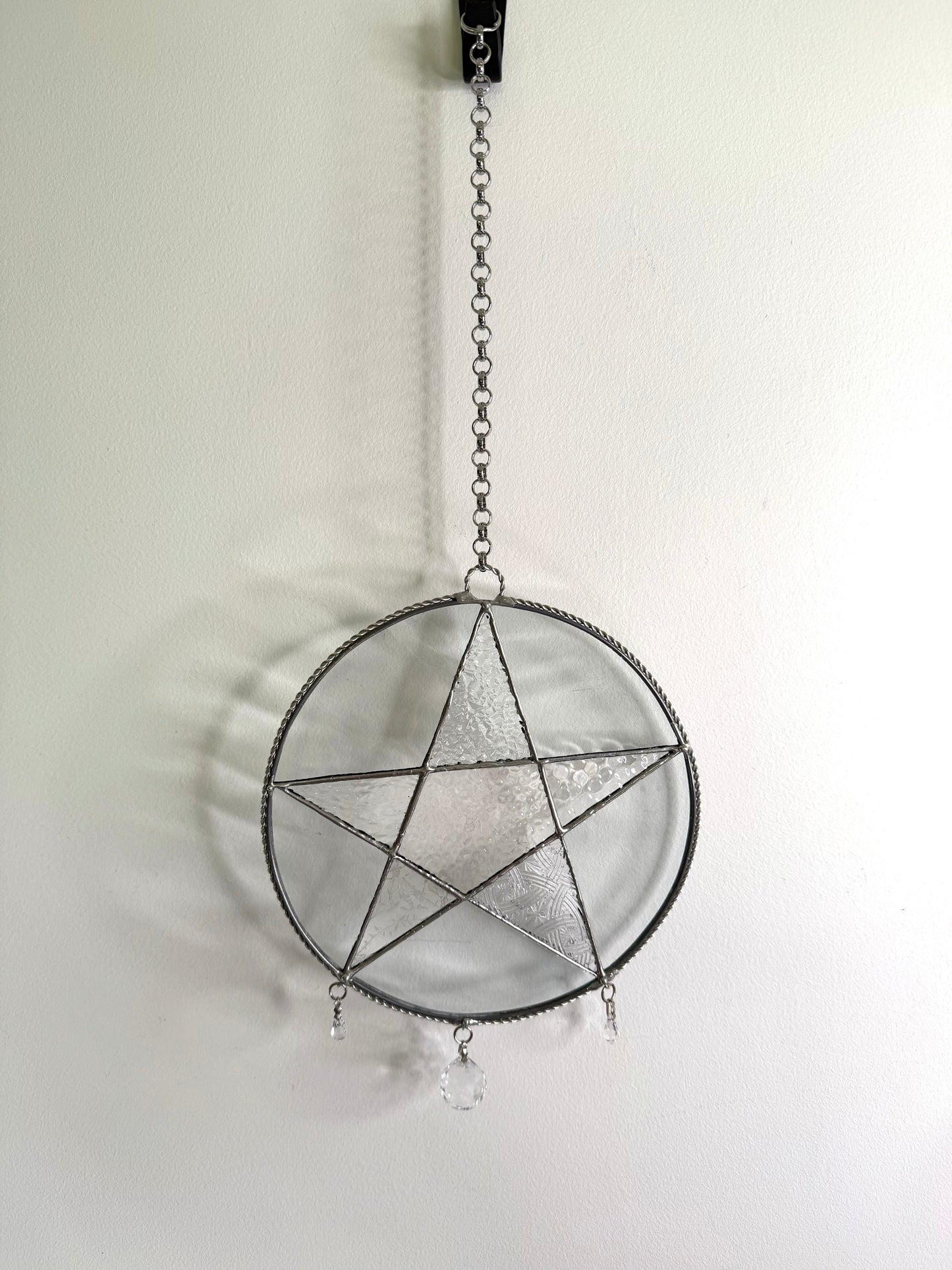 Handcrafted Stainedglass 5 Pointed Star Suncatcher - Star Window Ornament & Home Decor