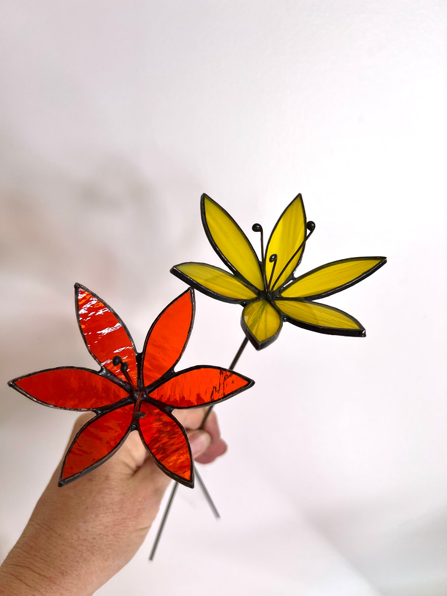 Glass lily flower