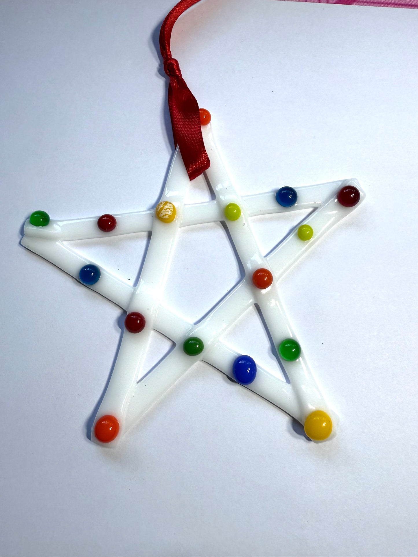 Large White Christmas Stars