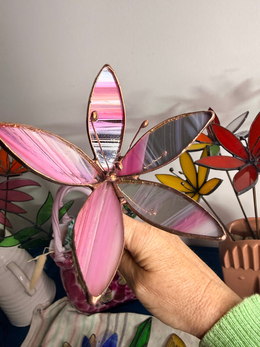 Pink mirrored Lily