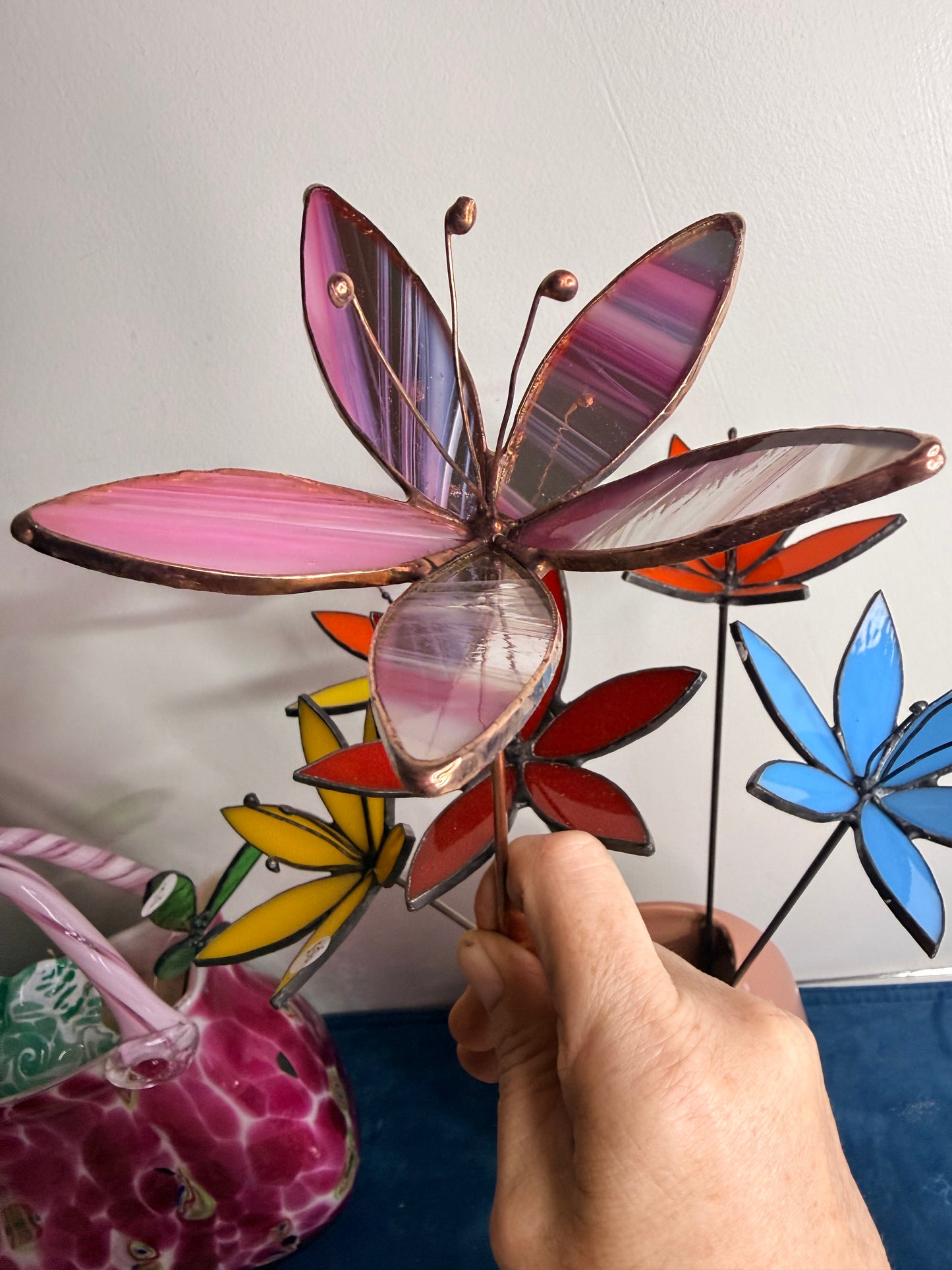 Pink mirrored Lily