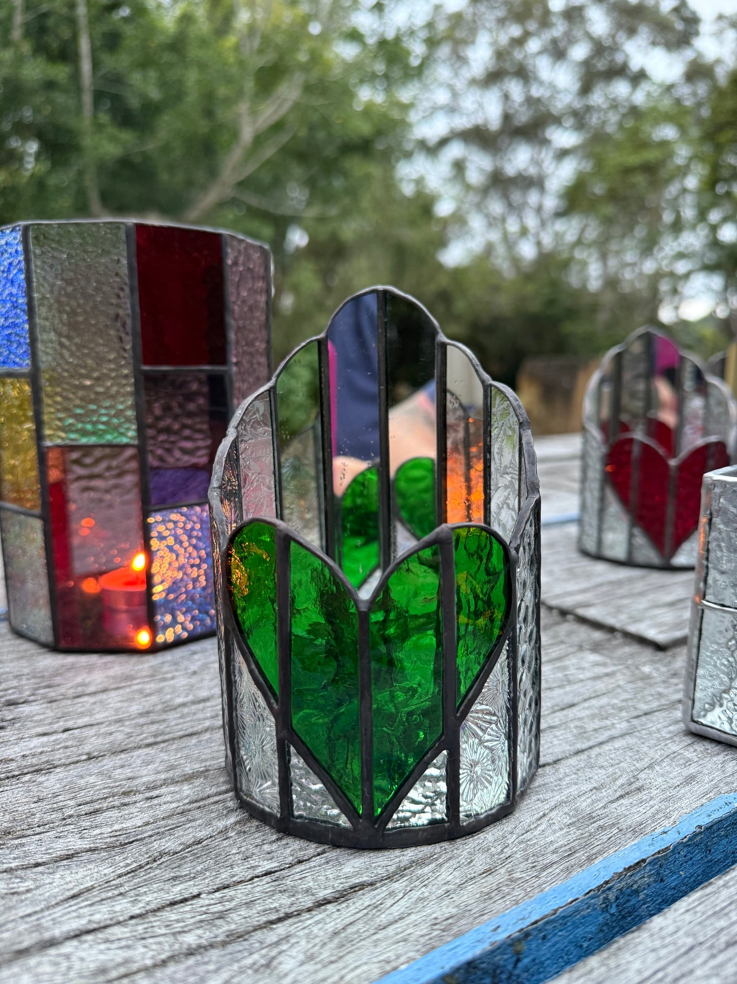 Stainedglass Candle Holder
