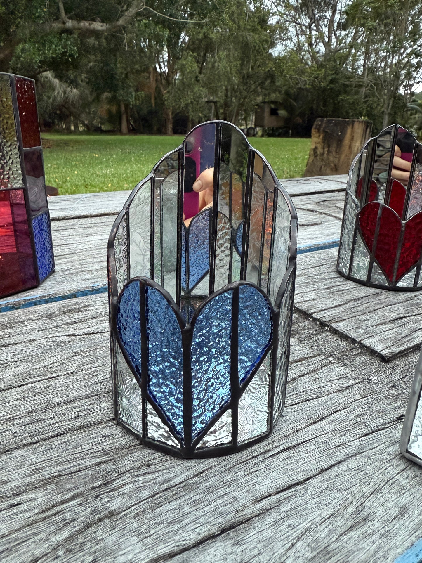 Stainedglass Candle Holder