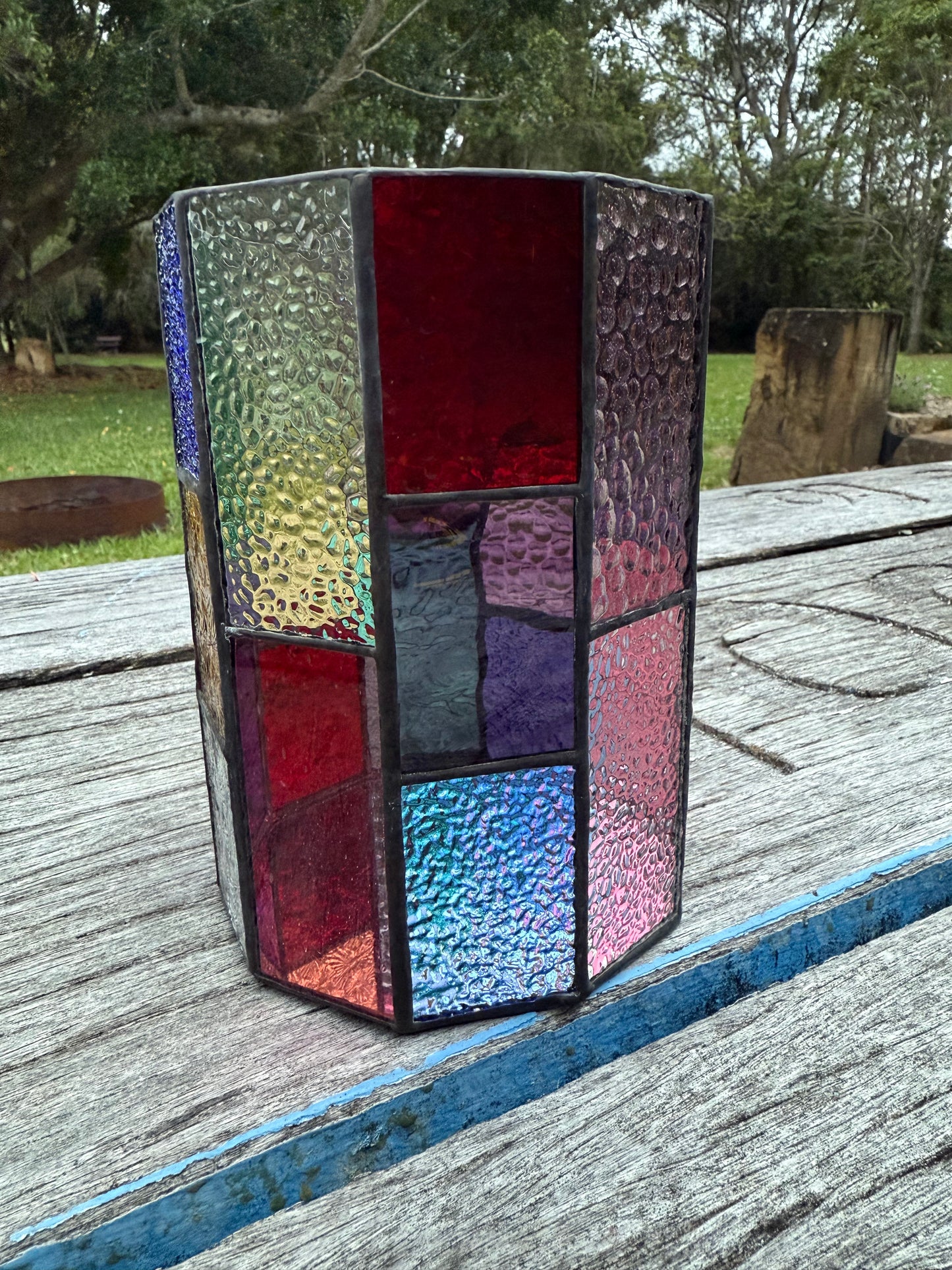 Stainedglass Candle holder