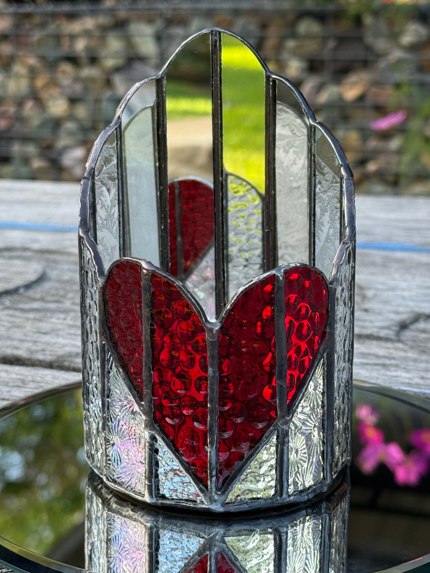 Stainedglass Candle Holder