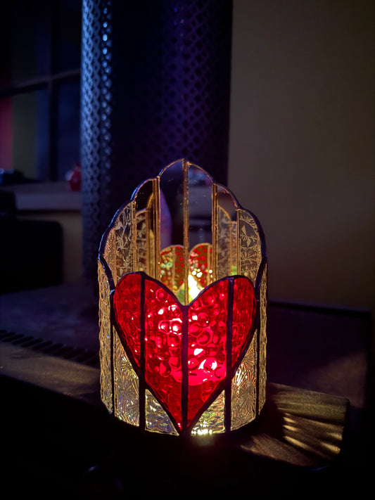 Stainedglass Candle Holder