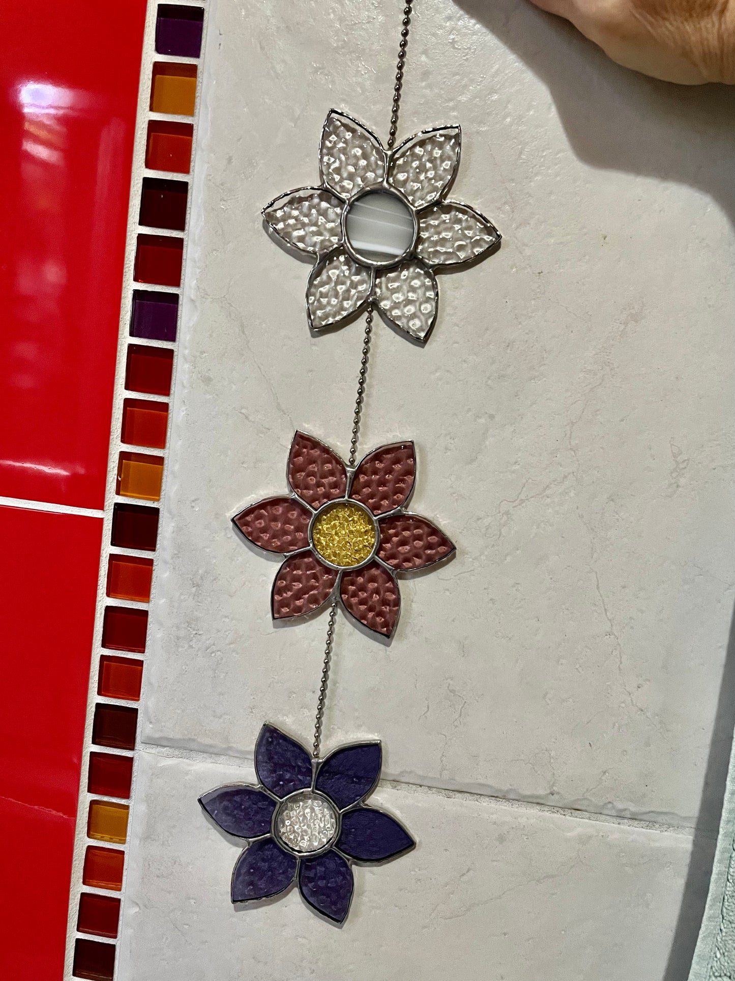 Three flower Suncatcher